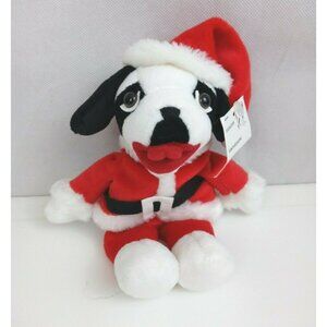Vintage Big Dogs Christmas Santa  8" Bean Bag Plush
